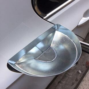 车用加油带汽车过滤网不锈钢径货长嘴漏斗加厚批发器大口斜加油