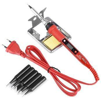 数显烙铁 220V 80W LCD电烙铁908S可调温度焊接工具套装