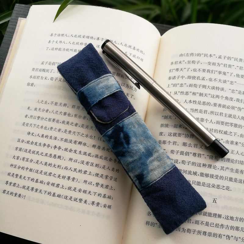 中国风钢笔保护套笔袋签字笔笔套单支文具保护套学生简约便携笔袋