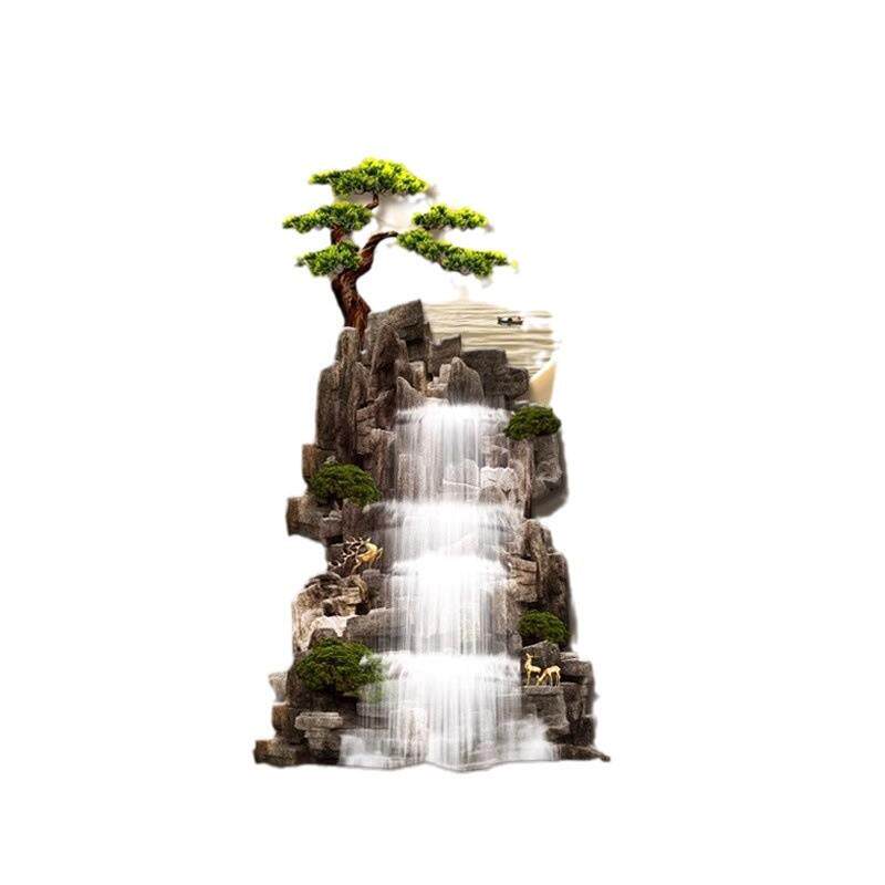LED灯流水生财入户对门玄关装饰画挂画立体高端客厅走廊过道