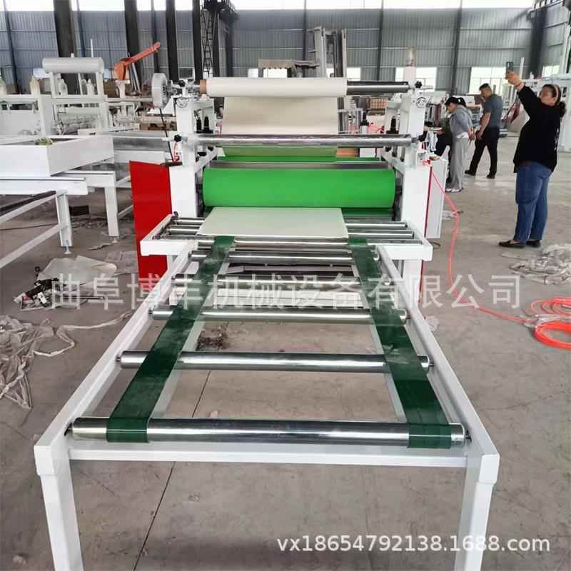 木皮饰面板平贴机 免漆耐火板贴合设备 热熔胶科技木饰面板贴面机