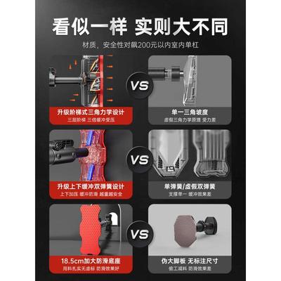宿舍居家健身单杠引体向上杆手环单缸锻炼儿童运动器材家庭版神器