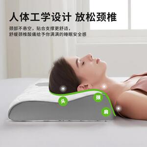 冰丝记忆棉枕头家用单人侧睡学生酒店专用护颈椎科技枕芯厂家