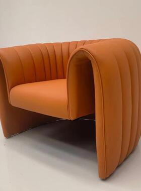 现U型沙发20535椅南瓜单人设型计师个性艺术椅异代客厅样板间造型