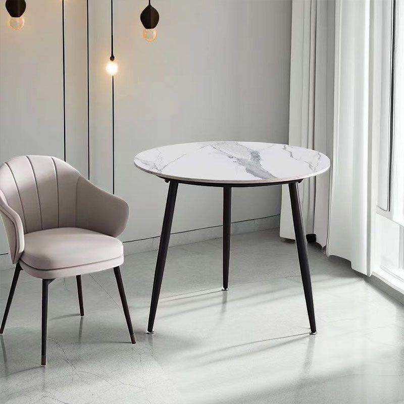 现货座底铁艺圆形CPN桌脚支架岩板大理石茶几几金属圆桌腿圆桌脚