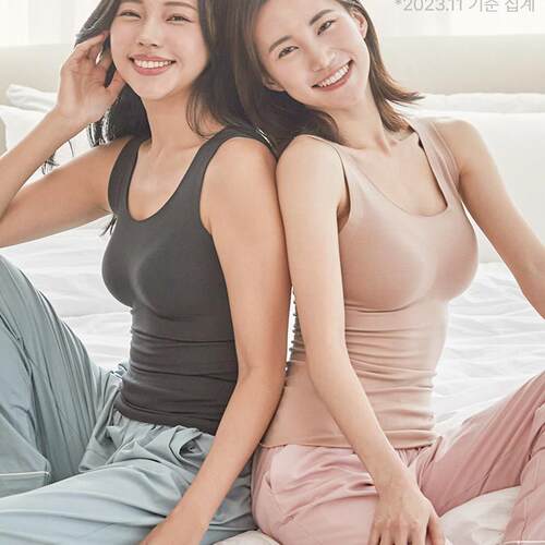 冬季保暖背心女士免穿文胸纯色加绒莫代尔无钢圈背心带胸垫打底衫