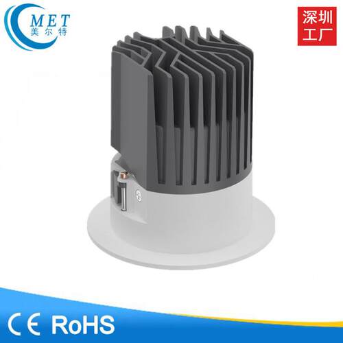 厂家直销 2025新款宽边嵌入式COB射灯20W30W40W60W 工程射灯