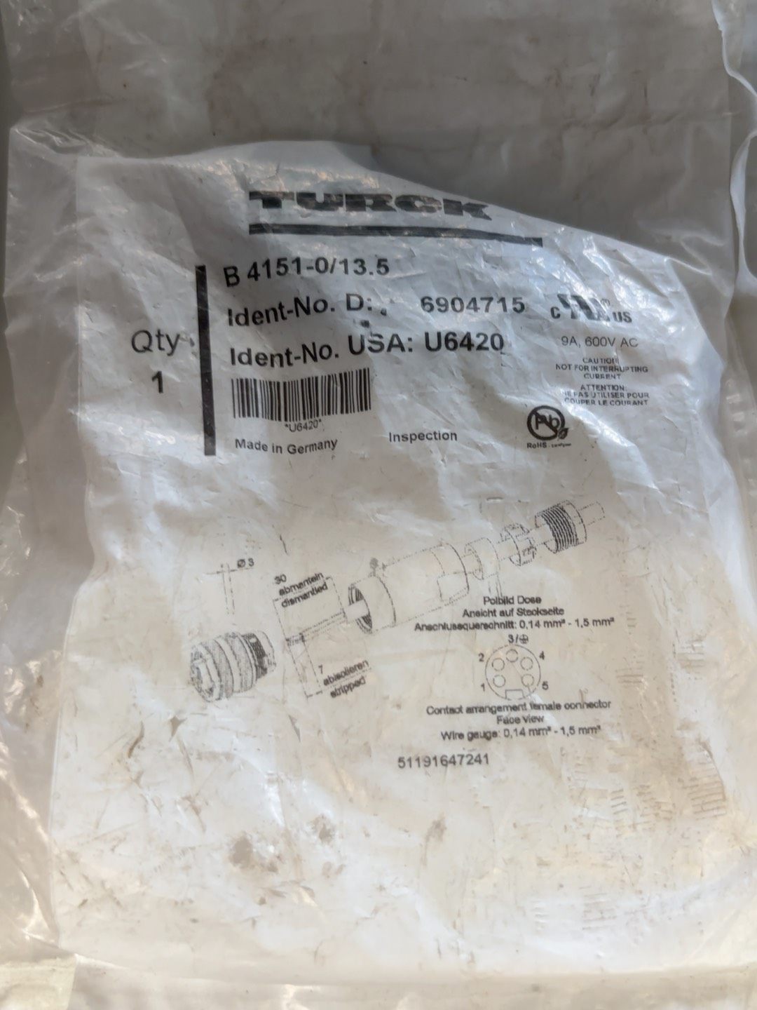 全新原装TURCK图尔克