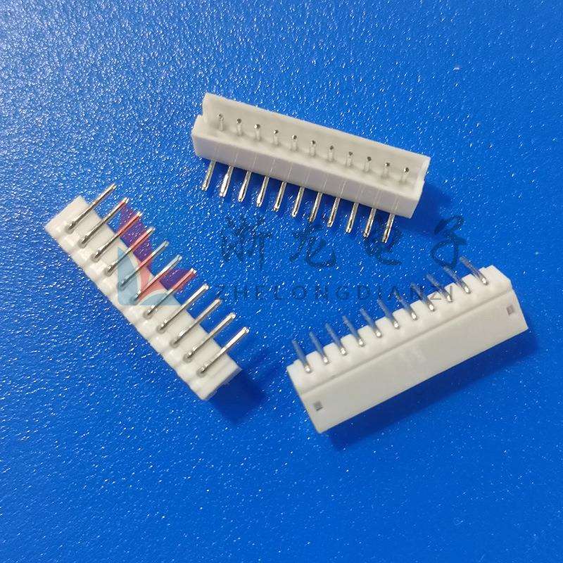 接插件ZH1.5-11P弯插端子1.5-11AW弯针座 90度条形连接器 1000只