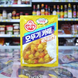韩国进口不倒翁咖喱粉奥土基，牛肉鸡肉咖喱饭调味料中微辣100g
