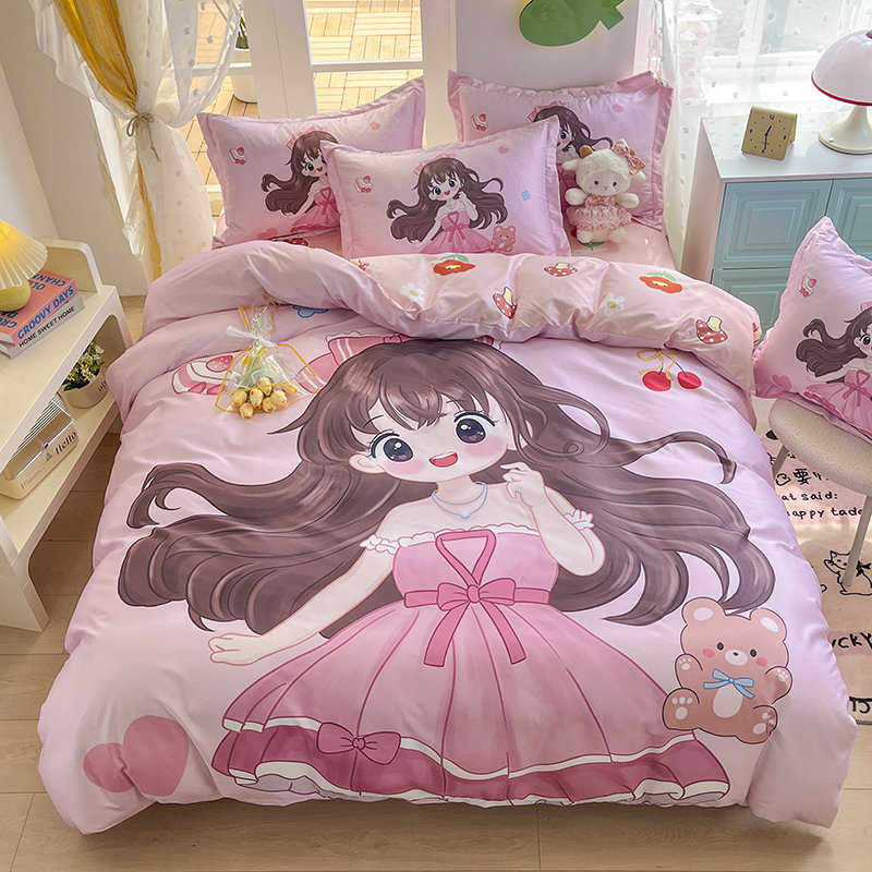 丝天床单夏季大卡通四版学生儿童水洗冰件套双面三件套新款丝被套,床上用品,床品套件/四件套/多件套,淘宝优惠券,粉丝福利购,淘宝优惠卷