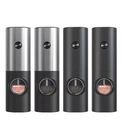 Electric Automatic Salt and Pepper Grinder Set with Led Ligh