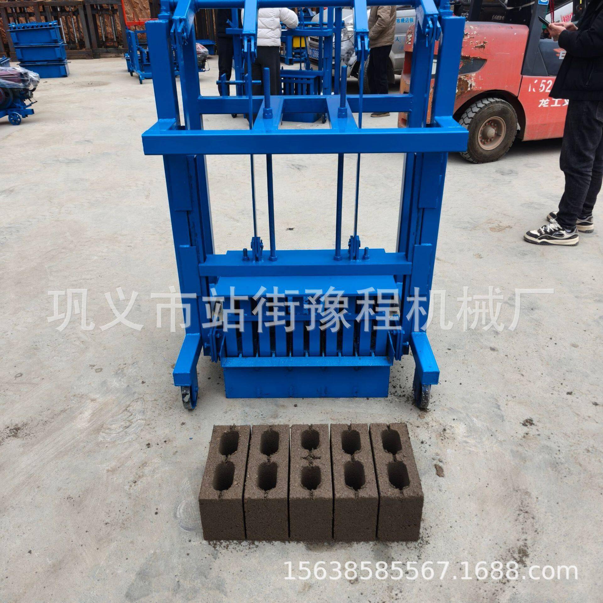 手动打砖机直推式砖块制造机砌砖机manual brick-making machine