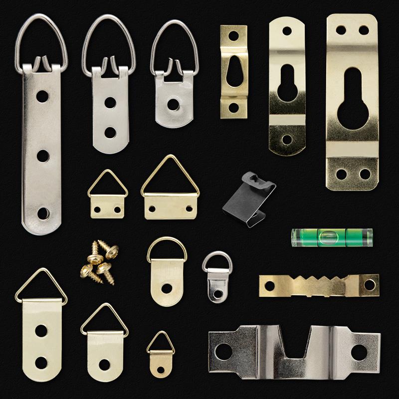 相框暗挂钩暗挂五金配件装饰画广告牌画框挂钩无痕钉五金挂钩