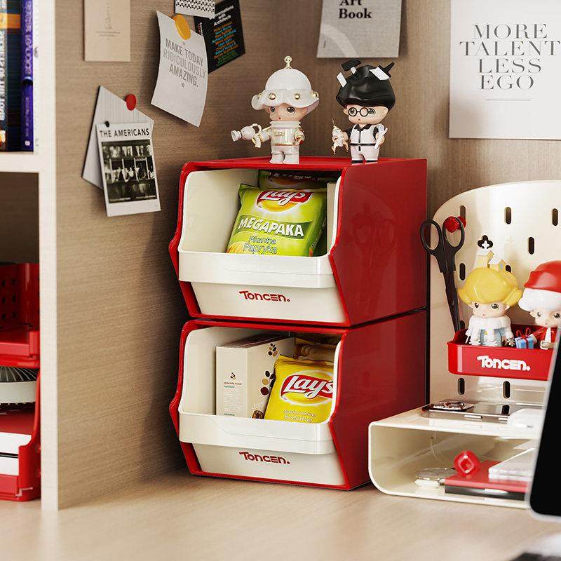 咖啡角桌面茶包收纳盒抽屉式办公室茶水间吧台胶囊咖啡叠加置物架,收纳整理,桌面收纳盒,淘宝优惠券,粉丝福利购,淘宝优惠卷