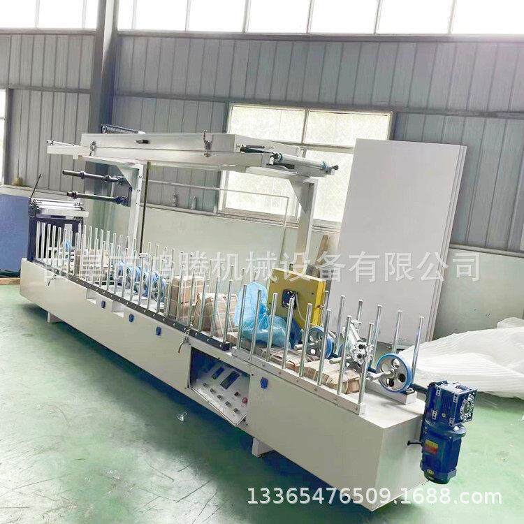 专业生产铝扣板包覆机阳角线罗马柱包覆机数控涂胶贴覆牢固