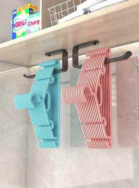 衣架储藏神器浴室阳台壁挂式晾衣架挂钩无冲孔壁挂式家庭储藏架