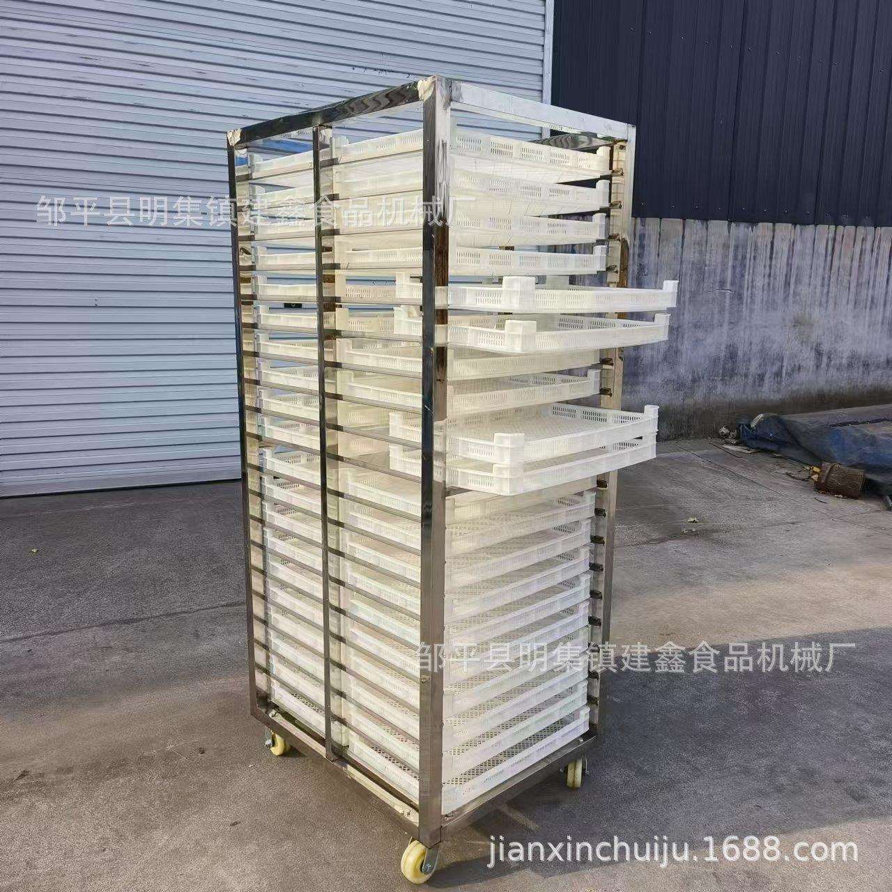 馒头周转车菊花烘干不锈钢架子车水饺速冻周转车
