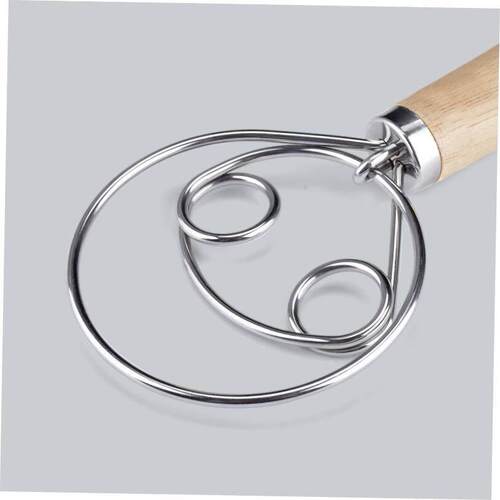 Danish Dough Whisk - LARGE 13 Stainless Steel Dutch Style b