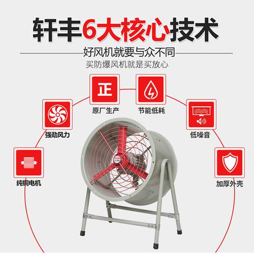 厂家直销防爆轴流风机CBF 300岗位式通风换气低压流风机 220v380v