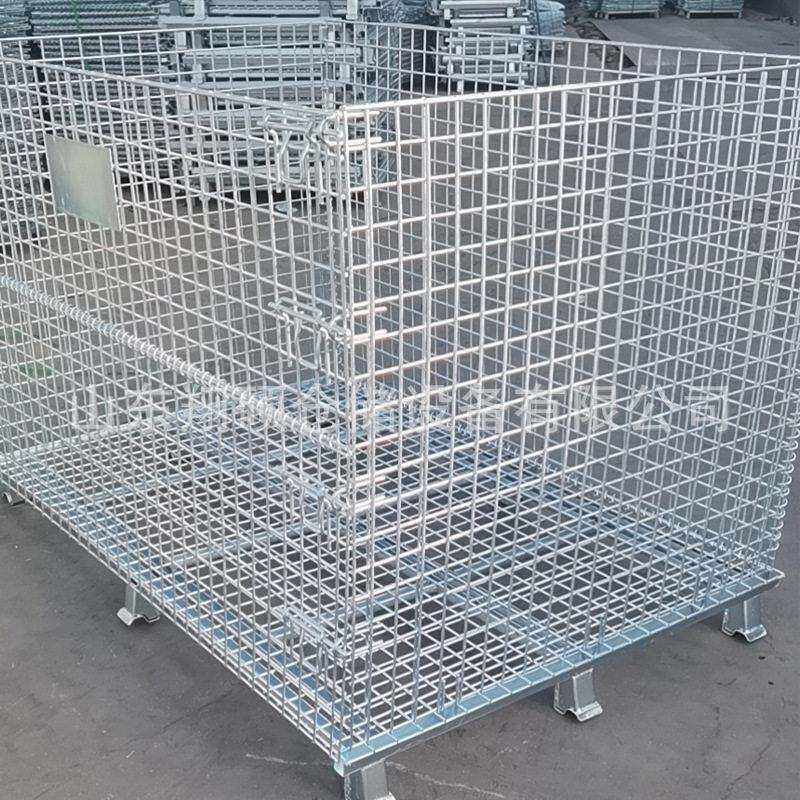 可堆码仓储笼多层存放空箱折叠立体存储可视蝴蝶笼工业物料仓储笼