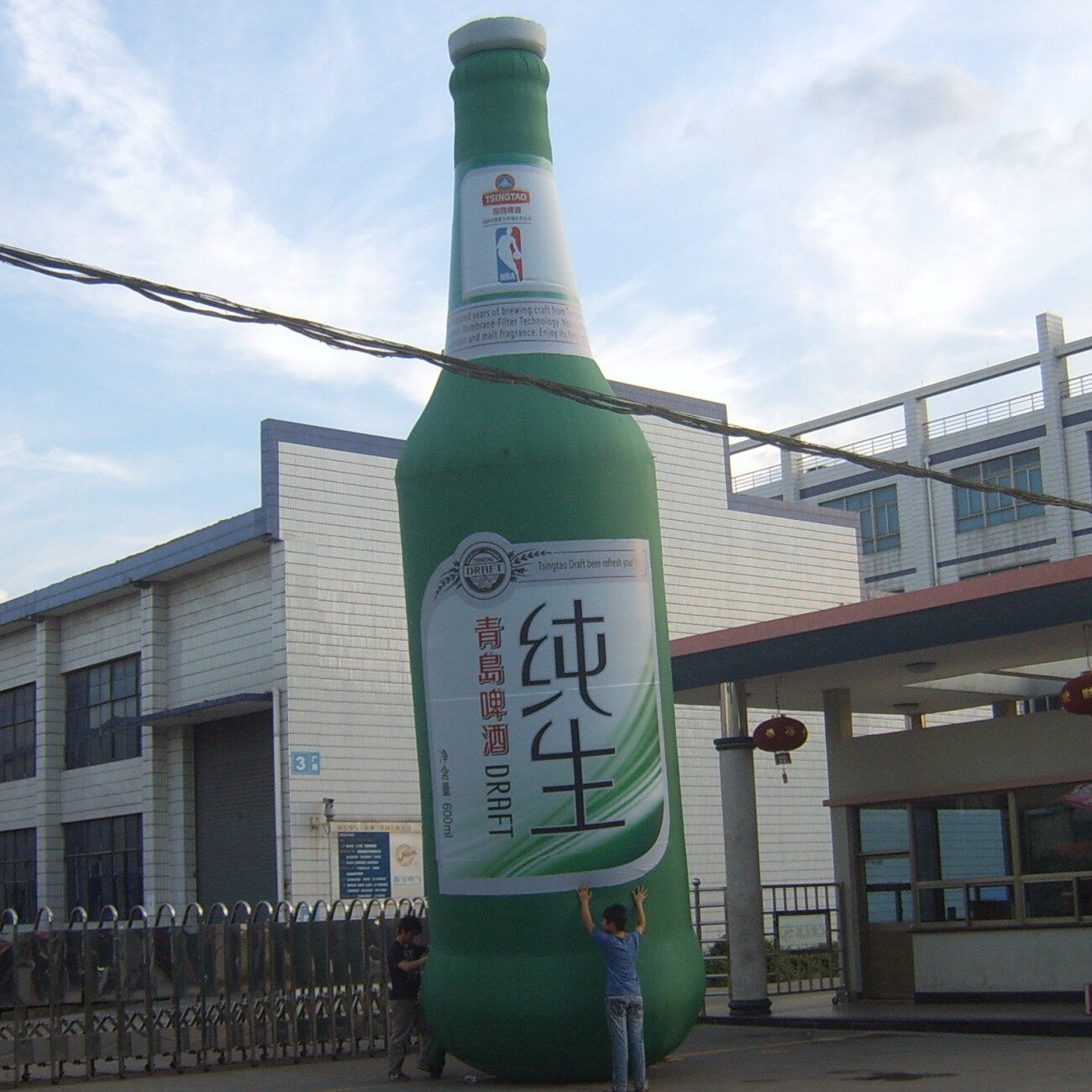 全国包邮充气雪花啤酒模型充气瓶模充气啤酒瓶