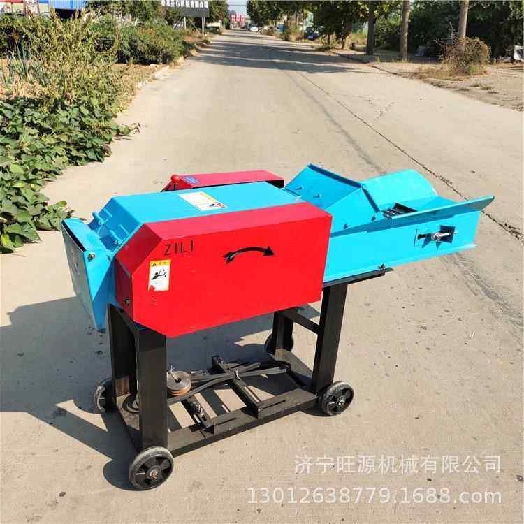 家型铡草机3.MTX8吨铡草揉丝机动农用自进料铡小草用机