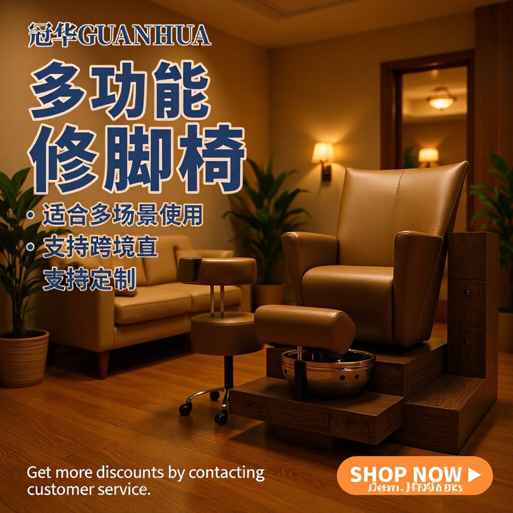 多功能美甲美睫床电动足浴沙发美容店减压足疗可躺椅子沐足修脚椅