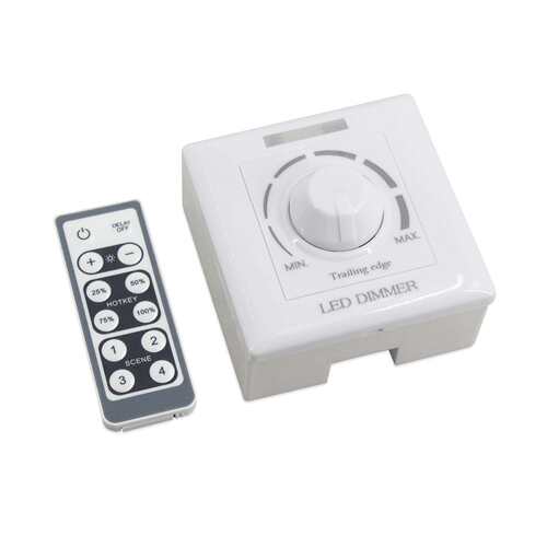 红外12键后沿相位调光器86型调光面板200W-800w100-240V高压调光