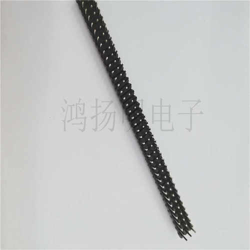 铜针.54mm22针镀金 全40p 直.排*三排间距54针3针插针 排