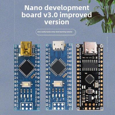 Arduino Nano V3.0 Ch340改进版Atmega328P开发板多用途扩展板