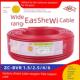 广东电缆厂阻燃Zc 2.5 1.5 6方型国家标准单塑多股铜芯线 Bvr