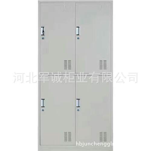 河北军诚 钢制员工四门更衣柜 六门职工铁皮更衣柜学生更衣柜