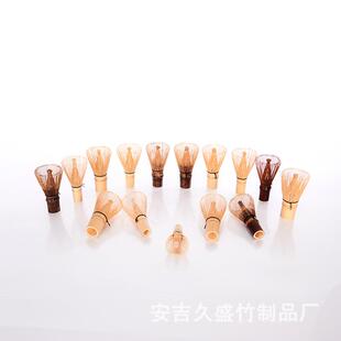 日本茶道白竹百本立八十本立茶筅竹制品抹茶工具日式茶具套件