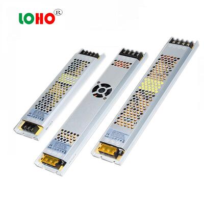 风机款12V24V400W超薄灯箱电源 12V33A/24V17A 400W卡布灯箱电源