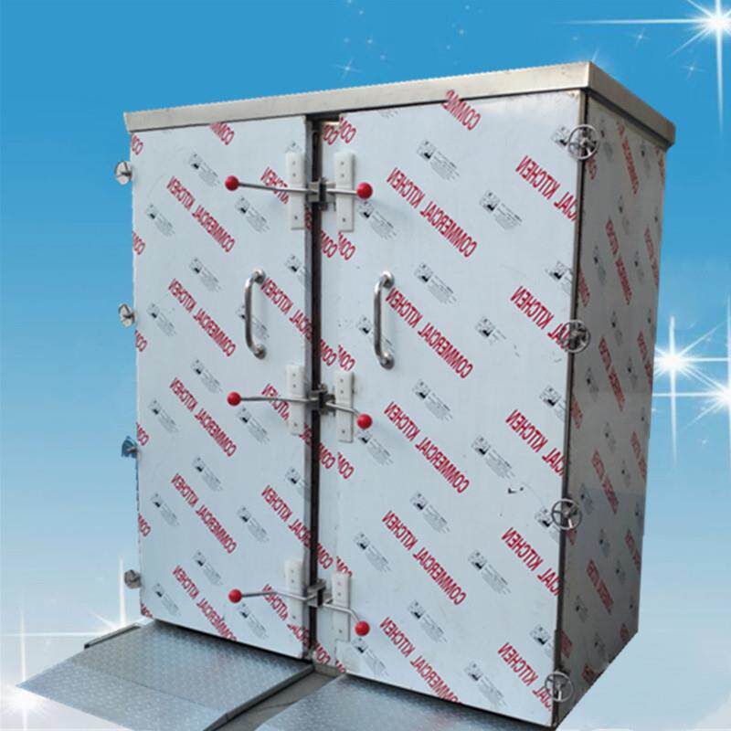 厂家直供大型玉米红薯蒸房 双门推车式中药材 食品级肉食蒸箱