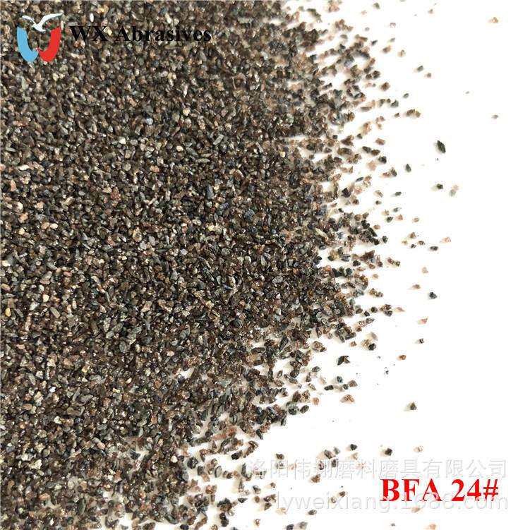 一级金刚砂24#磨料喷砂机砂料石材雕刻喷砂除锈金属研磨棕刚玉粉