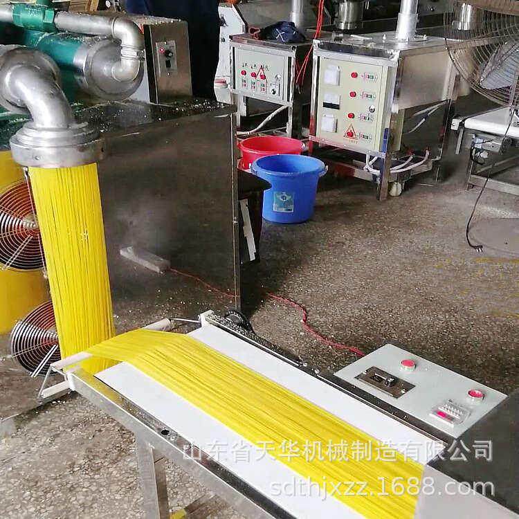 大连双螺杆自机熟玉米面条 冷条面机杂包技术 成套粮面机253工艺