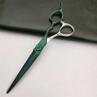 数控剪刀 CNC剪刀 MDE 7寸 平剪 VG10美发剪刀批发 牙剪 理发剪刀