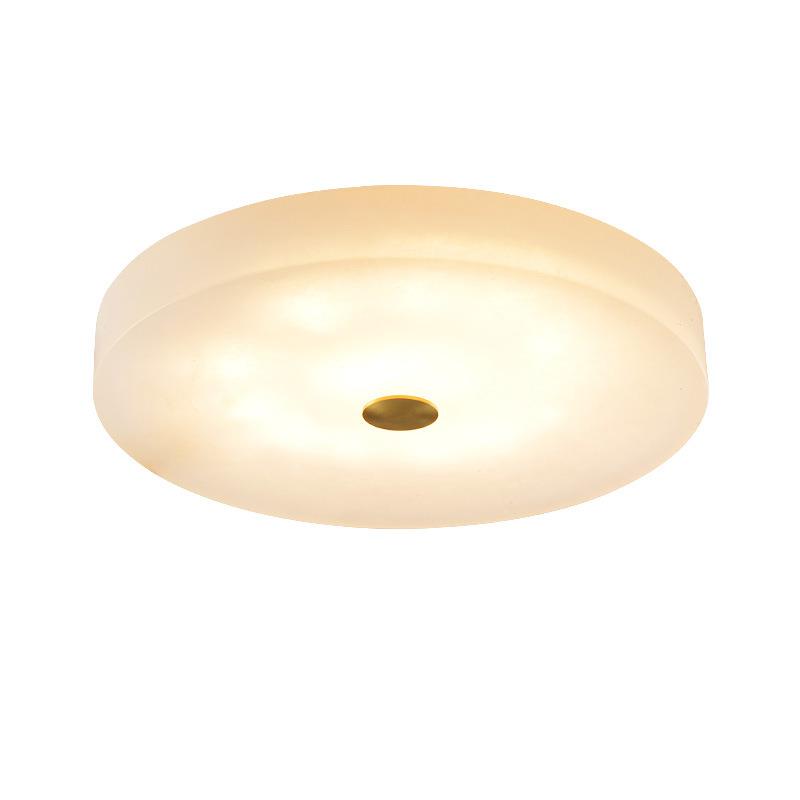 云石全铜led吸顶灯现代新中式简约书房走廊过道阳台卧室灯具