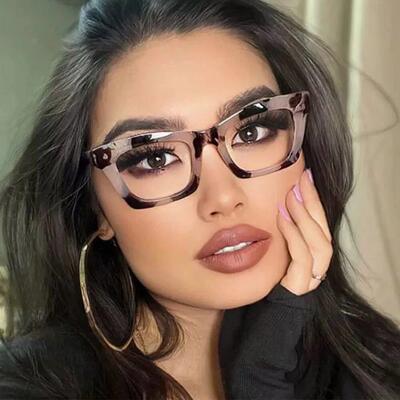 Rhaegal Retro Elegant Spring Hinge Cat Eye Reading Glasses W