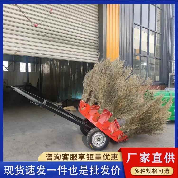 路面牵引式电动扫地机圆盘拖挂式风火轮扫路车折叠千手观音扫地机