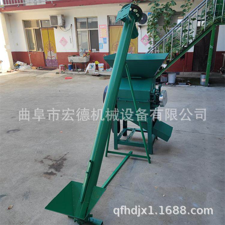 燕麦片挤扁机家用小型电动豆扁机家用燕麦加工压扁机