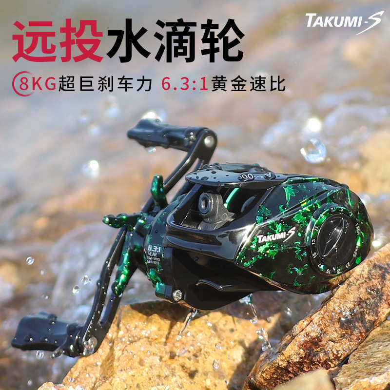 防炸线水滴轮金属路亚轮远投鱼轮雷强轮渔轮鱼线轮渔线轮渔具