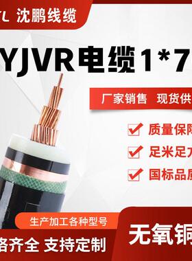 yjvr1*70/95/120低压单芯铜电缆 阻燃yjvr电力电缆国标 厂家销售