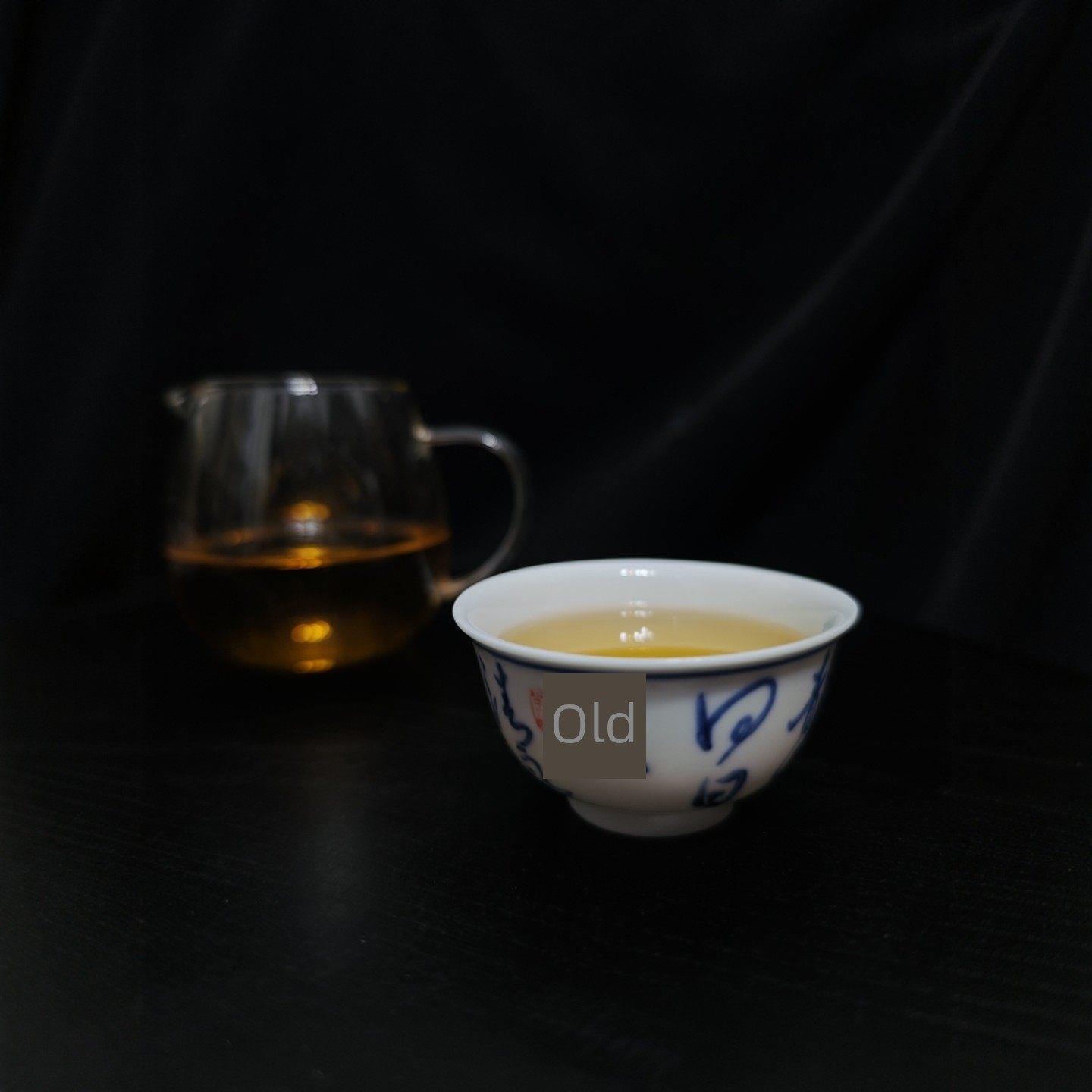 【龙前山房】柴烧压手杯覆古釉下手绘主人杯功夫茶茶杯防烫闻香杯