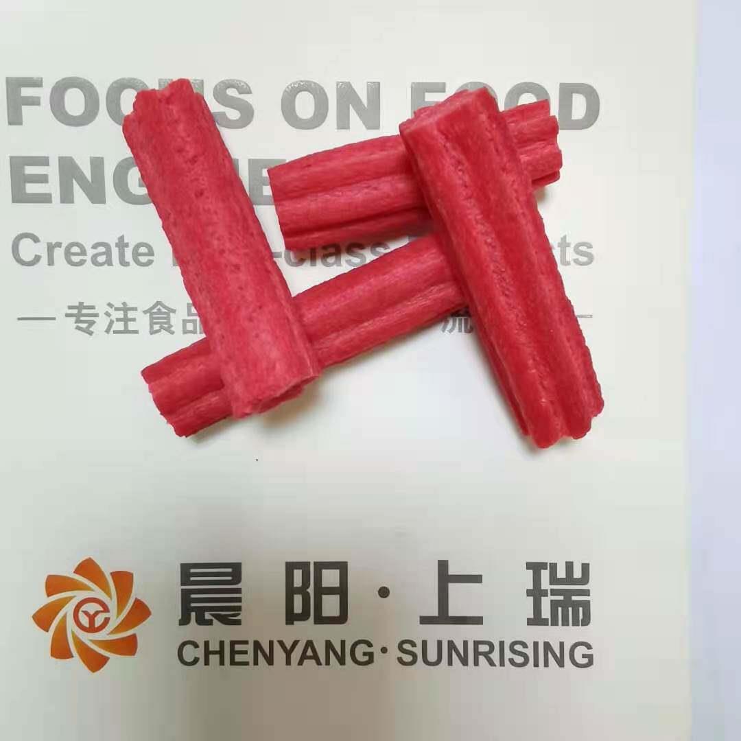200公斤狗咬胶生产线 双色螺旋拧花狗咬胶生产线 夹心狗咬胶设备