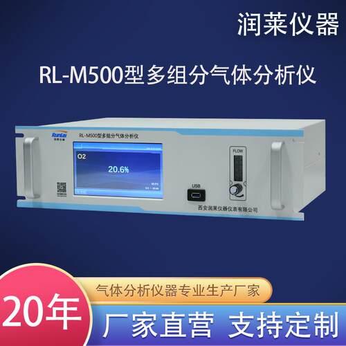 源头工厂多组分气体分析仪测量精度高co/co2/ch4/nh3气体分析仪