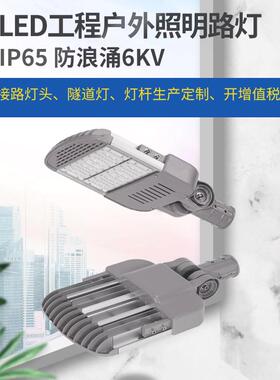 新款压铸LED路灯头市政工程道路隧道照明户外亮化100W路灯