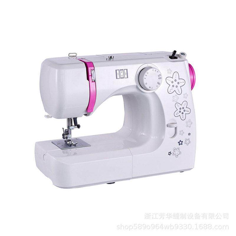 JUKKY小型家用多功能电动缝纫机绣花机多功能缝纫机12种线迹锁边